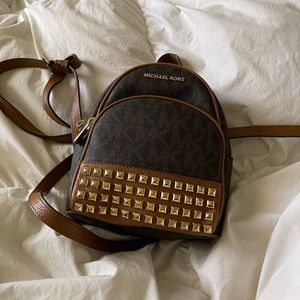 Michael Kors logo mini backpack purse